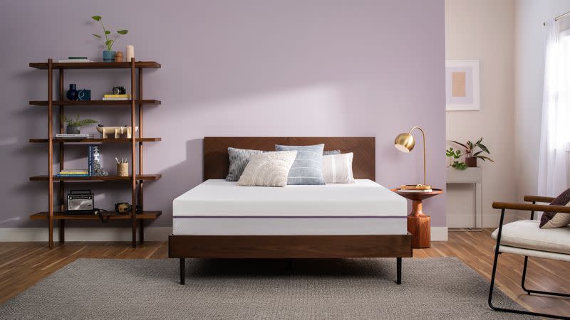 <p><a href="https://go.redirectingat.com?id=74968X1596630&url=https%3A%2F%2Fpurple.com%2Fmattresses%2Fpurple-bed&sref=https%3A%2F%2F" rel="nofollow noopener" target="_blank" data-ylk="slk:Shop Now;elm:context_link;itc:0;sec:content-canvas" class="link rapid-noclick-resp">Shop Now</a></p><p>Mattress</p><p>purple.com</p><p>$1199.00</p>