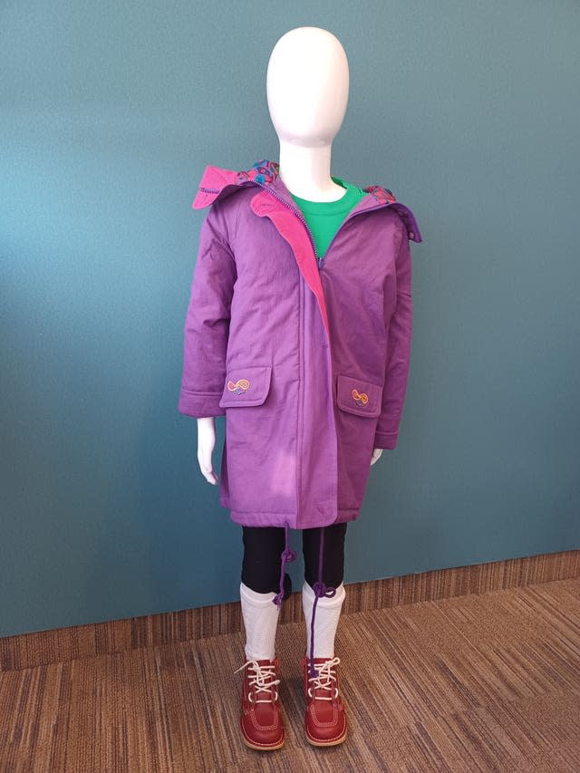 A mannequin showing the outfit Nikki was wearing when last seen alive