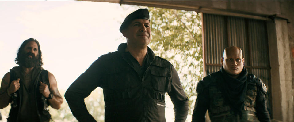 MACGRUBER -- Pictured in this screengrab: Billy Zane as Brigadier Commander Enos Queeth -- (Photo by: Peacock)