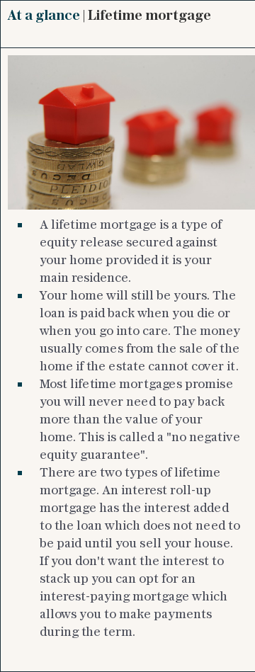 At a glance | Lifetime mortgage