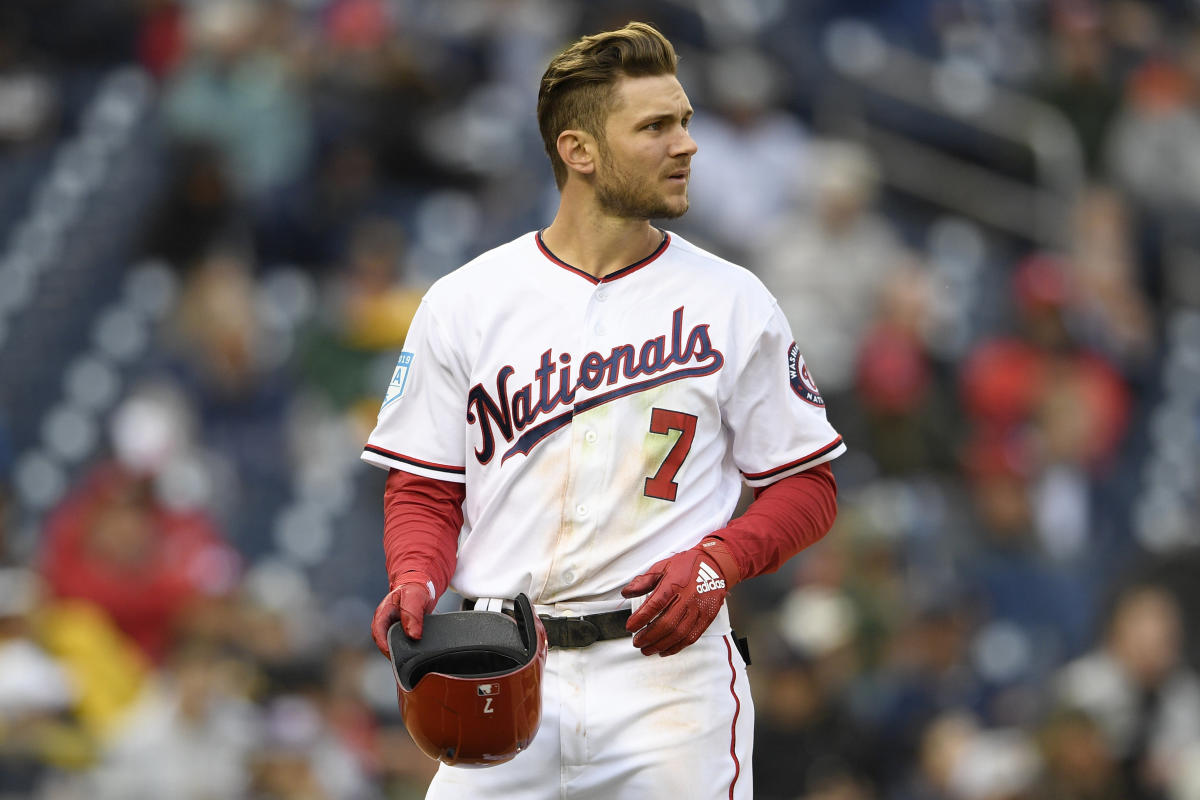 Nationals' Trea Turner thrown out at second on Bryce Harper walk — huh?