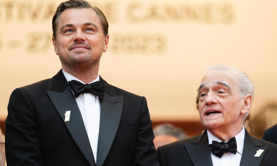 <span>Leonardo DiCaprio and Martin Scorsese at the Cannes film festival in 2023.</span><span>Photograph: Samir Hussein/WireImage</span>