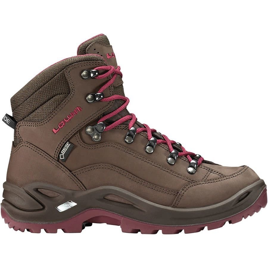 Get it at <a href="https://www.backcountry.com/lowa-renegade-gtx-mid-hiking-boot-womens?skid=LOW0119-ESP-S95&amp;ti=U2VhcmNoIFJlc3VsdHM6aGlraW5nIGJvb3Qgd29tZW46MToxMjpoaWtpbmcgYm9vdCB3b21lbg==" target="_blank">Backcountry</a>, $230.