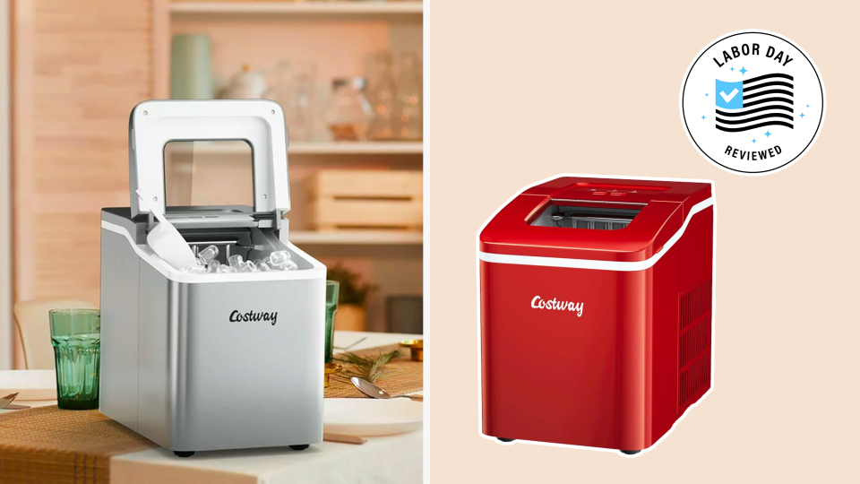 Whip up ice cold cocktails and homemade snow cones with the help of this Costway ice machine, on sale now at Walmart.