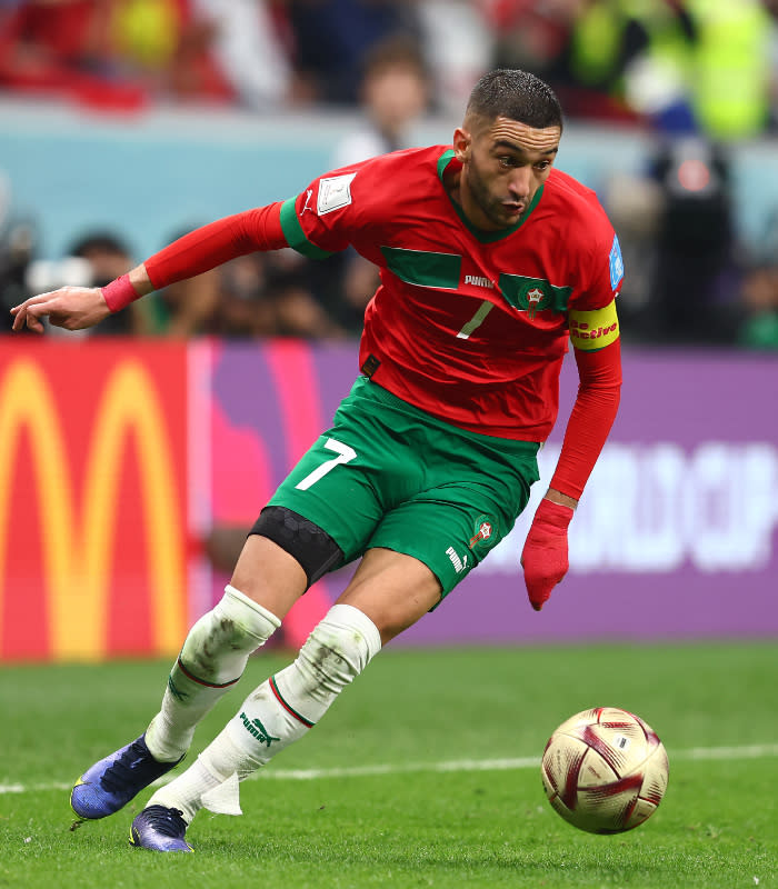 Hakim Ziyech, el jugador de Marruecos convertido en héroe del Mundial