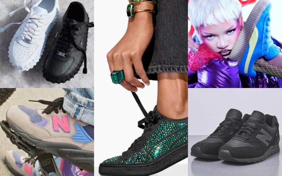 2024五大爆款聯名球鞋，有施華洛世奇、蕾哈娜、時尚精品和經典運動鞋等不同神主牌加持，你最愛哪一雙？