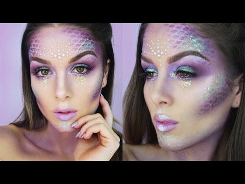 1) Easy Mermaid Makeup Tutorial