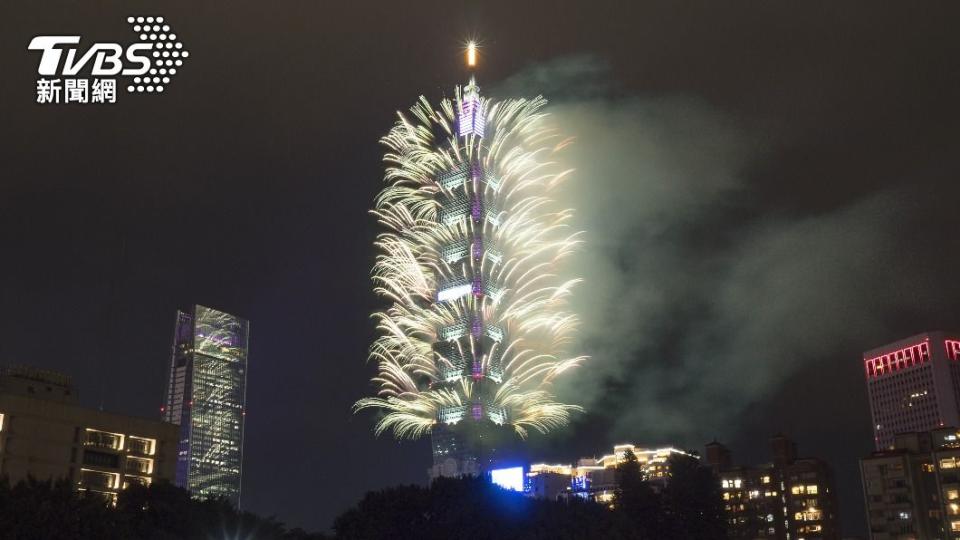 2021跨年煙火令不少網友大讚超美。（示意圖／shutterstock達志影像）