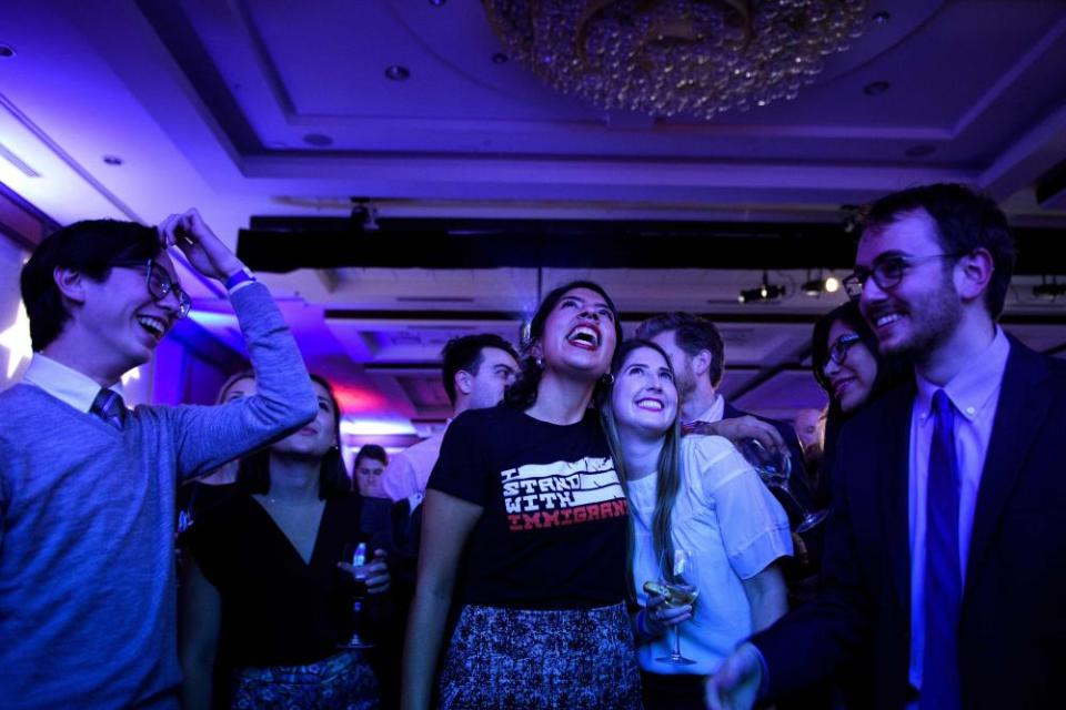 An election night party hosted by the Democratic Congressional Campaign Committee.