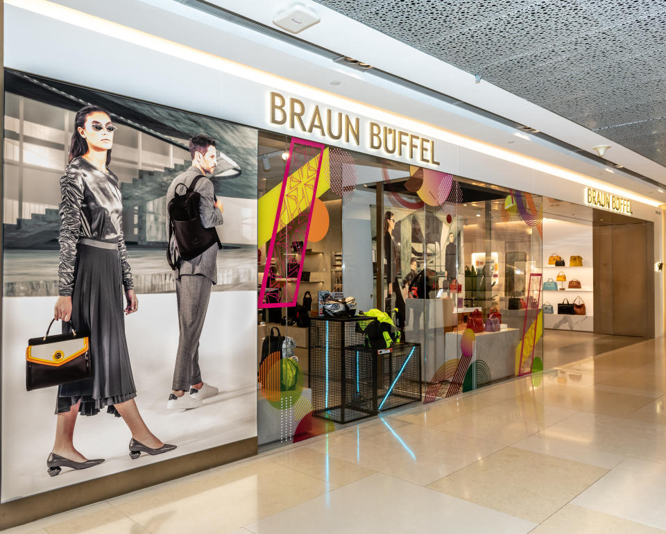 German leather goods brand Braun Büffel's ION Orchard store. (PHOTO: Braun Büffel)   