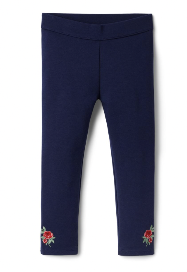 Girl Navy Horse The Everyday Legging by Janie and Jack