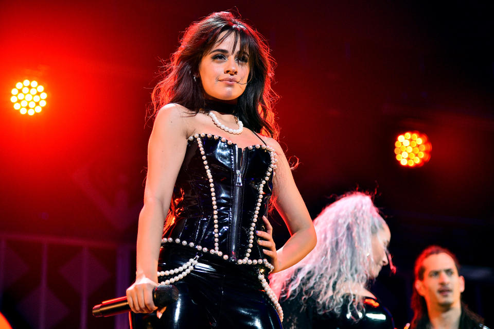 NEW YORK, NEW YORK - DECEMBER 13: Camila Cabello performs onstage during iHeartRadio's Z100 Jingle Ball 2019 Presented By Capital One on December 13, 2019 in New York City. (Photo by Theo Wargo/Getty Images for iHeartMedia )