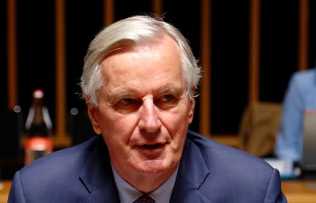 EU's Chief Brexit Negotiator Michel Barnier attends the General Affairs council addressing the state of play of Brexit, in Luxembourg