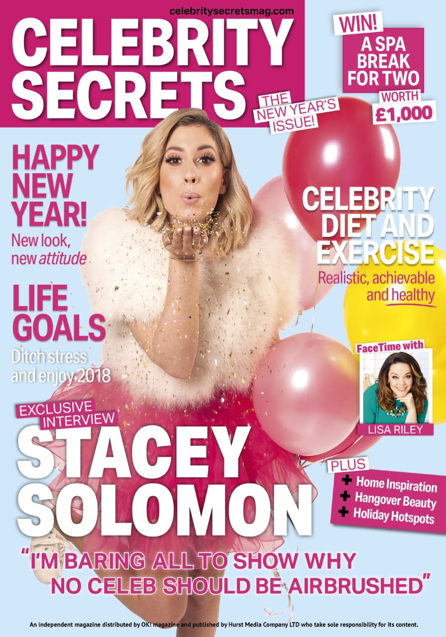 You can catch Stacey’s full shoot and interview in Celebrity Secrets.