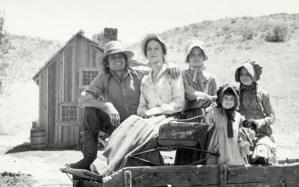 The cast of the 1970s television show, Little House on the Prairie, based on Laura Ingalls Wilder's book - Bettmann