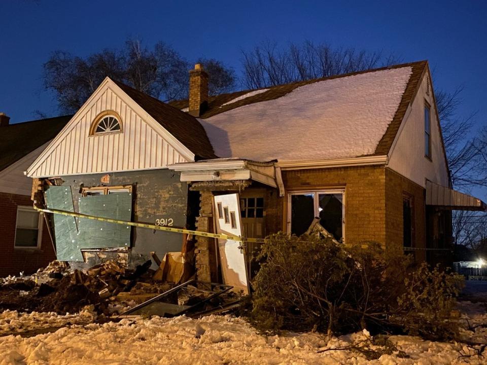 According to the Milwaukee Police Department, a 23-year-old man died after crashing a vehicle into this Milwaukee residence, located in the 3900 block of N. 60th Street.