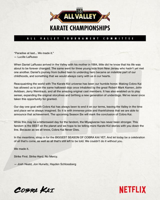 Cobra Kai Season 5 Ending, Tournament and Fights Explained by Creators