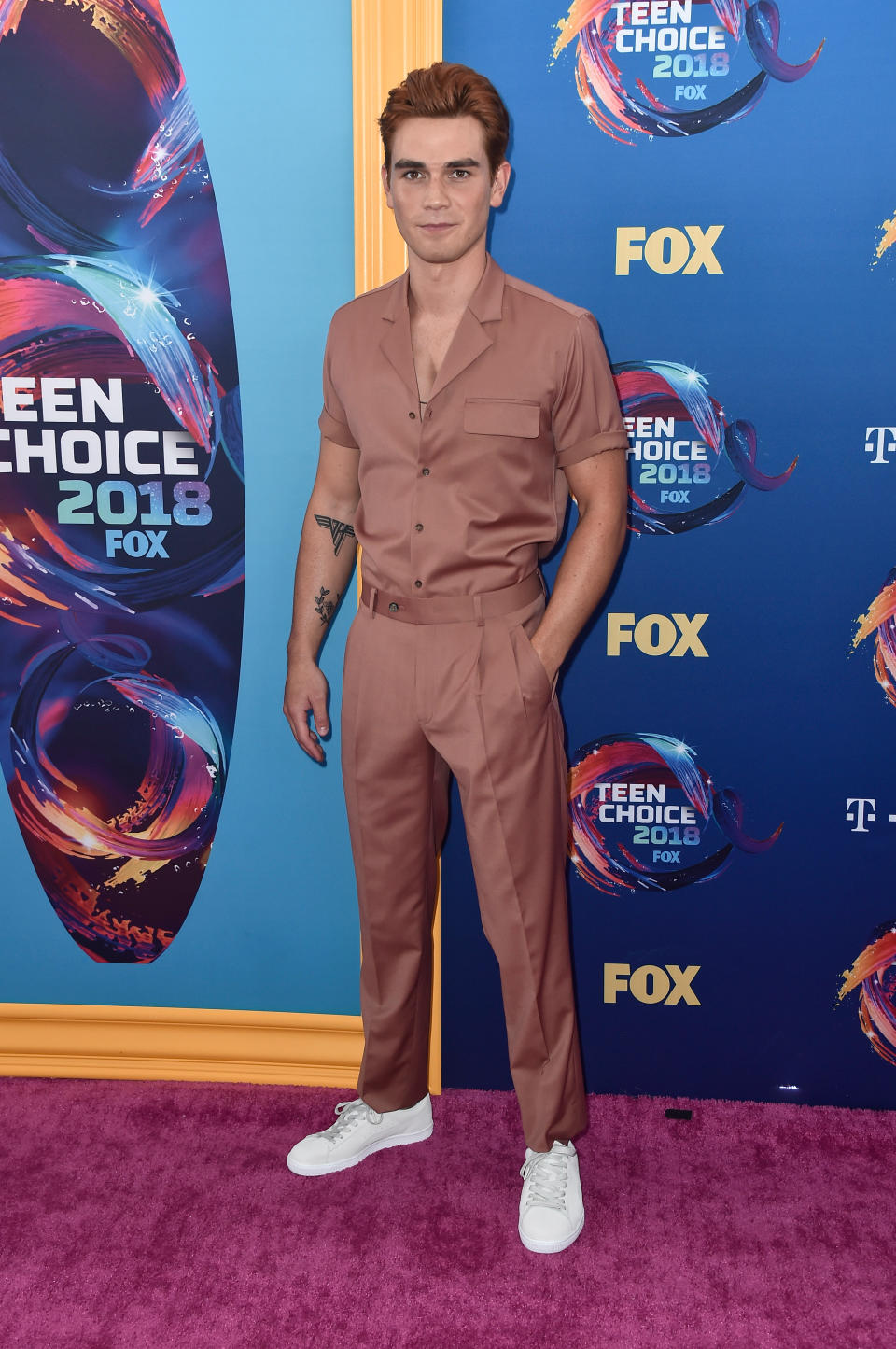 KJ Apa at FOX’s Teen Choice Awards in California