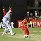 With India needing just nine runs from the final two overs, all hope seemed lost for Zimbabwe in their 1999 group match. But up stepped Henry Olonga, who took three wickets in five balls to seal a remarkable victory.