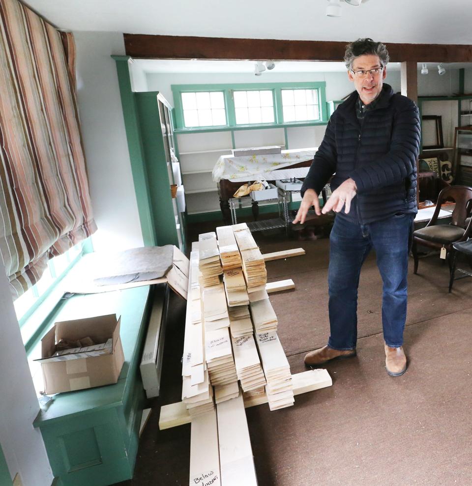 The historic Emerson-Wilcox House in the center of York Village was damaged by a vehicle in 2021. York Historical Society Executive Director Joel Lefever talks about the repair in the near future.