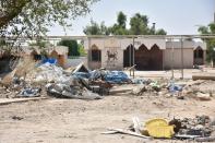 Abandoned bungalows at the Lake Habbaniyah resort, Anbar province, 22 August 2018