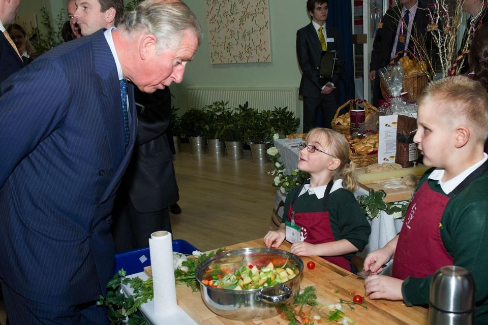 <p>When Prince Charles wants more food, he asks for a second "helping" rather than another portion. </p>