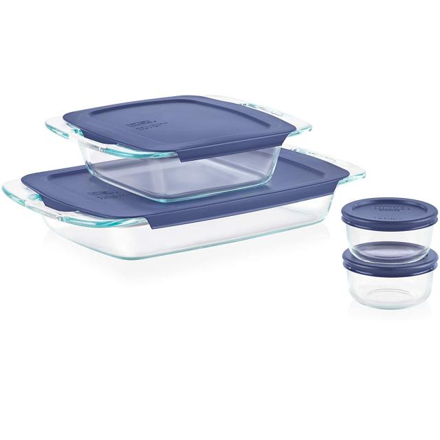 1790 Glass Food Storage Containers with Lids, Glass Meal Prep