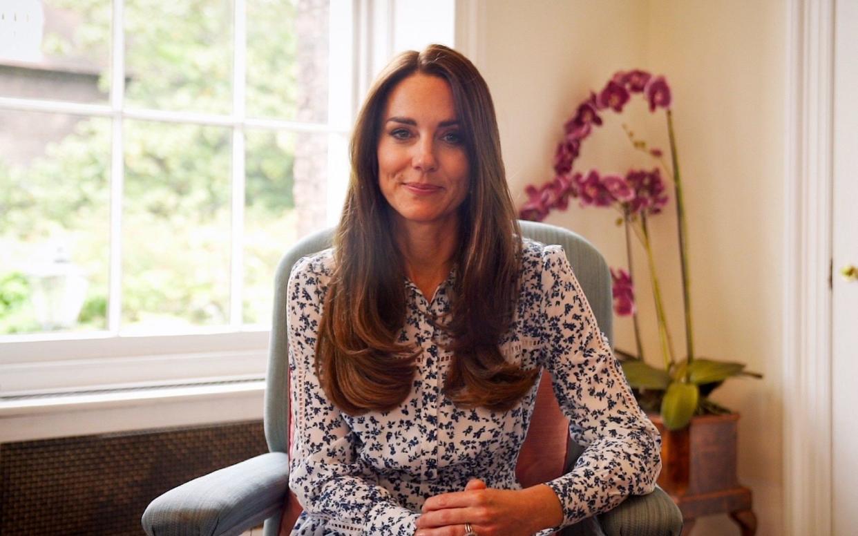 The Duchess of Cambridge said nobody is immune to anxiety and depression while parenting small children - Kensington Palace/PA