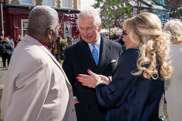 Royal visit to set of EastEnders