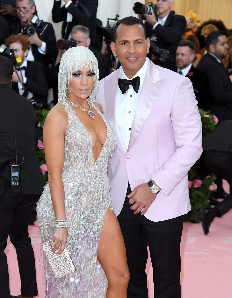 Jennifer Lopez and Alex Rodriguez arrive for the 2019 Met Gala at the Metropolitan Museum of Art on May 6 in New York City.&nbsp; (Photo: Karwai Tang via Getty Images)