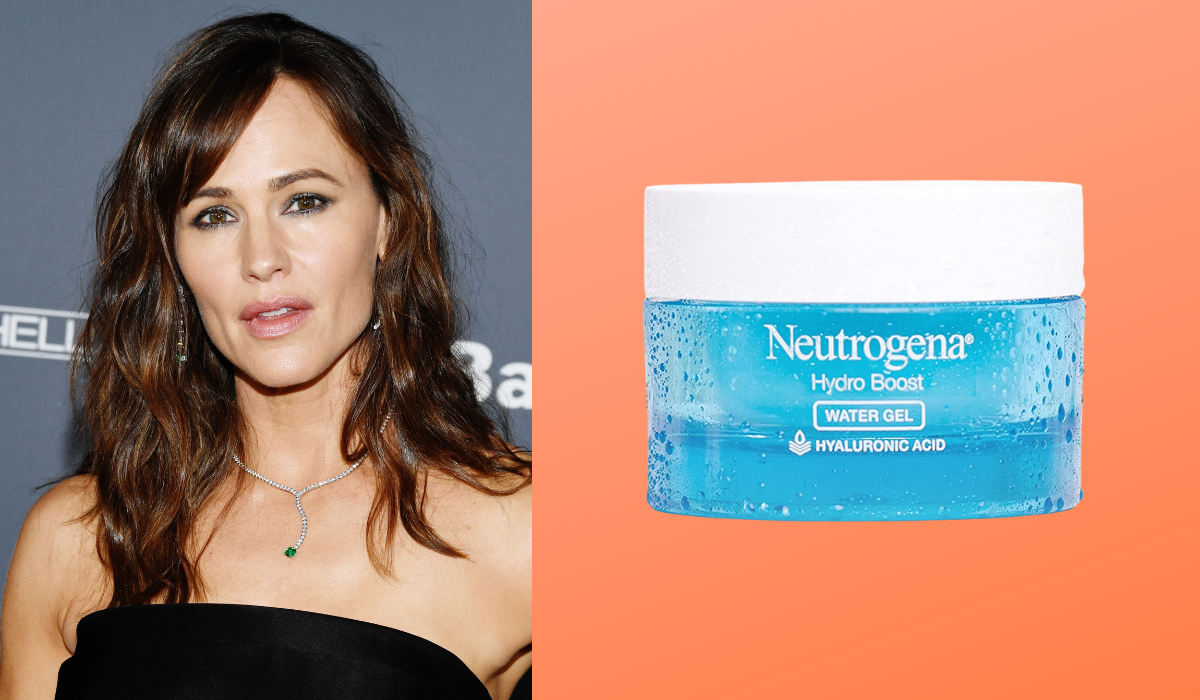 Jennifer garner and Neutrogena product side by side