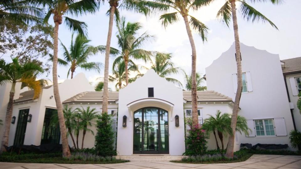 A shot of the Stallone's new house in Palm Beach, Florida in "The Family Stallone."