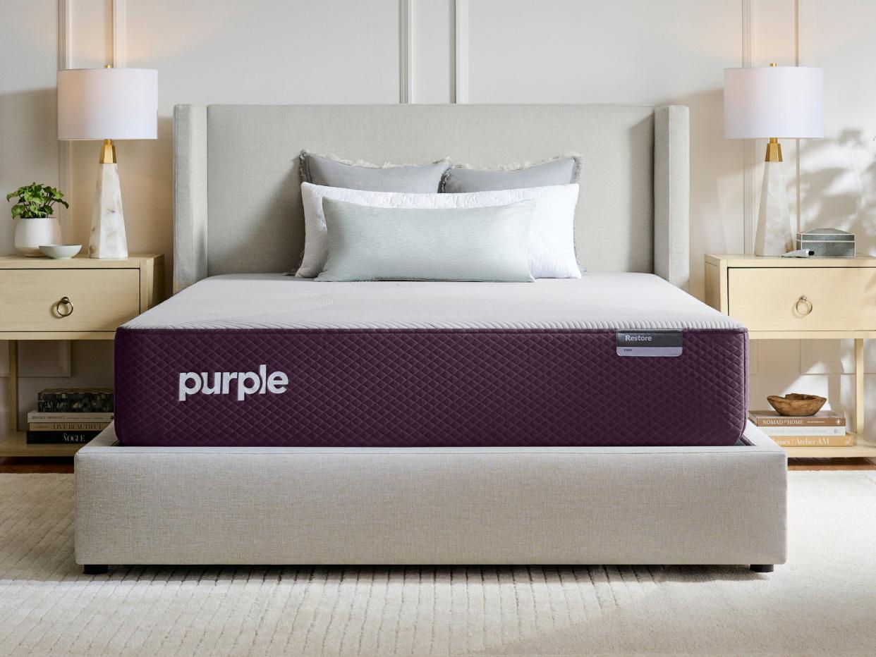 <p><a href="https://go.redirectingat.com?id=74968X1596630&url=https%3A%2F%2Fpurple.com%2Fmattresses%2Frestore&sref=https%3A%2F%2Fwww.womenshealthmag.com%2Flife%2Fg46908813%2Fbest-mattress-for-sciatica%2F" rel="nofollow noopener" target="_blank" data-ylk="slk:Shop Now;elm:context_link;itc:0;sec:content-canvas" class="link rapid-noclick-resp">Shop Now</a></p><p>Restore Hybrid Mattress</p><p>purple.com</p><p>$1999.00</p><span class="copyright">Courtesy of Retailer</span>