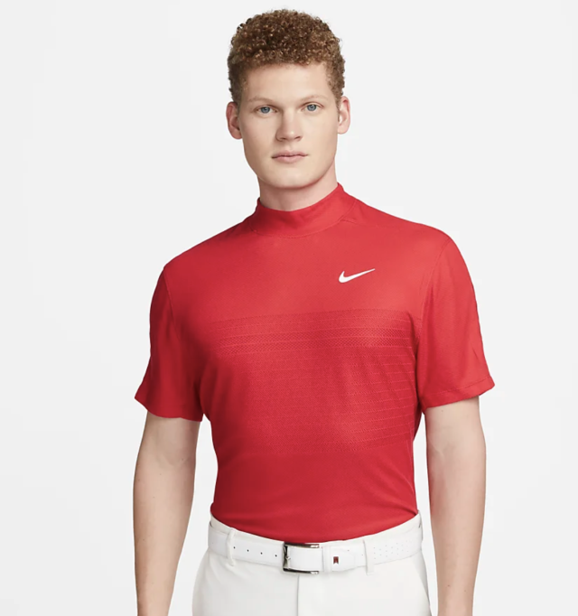 The argument for Tiger Woods' mock neck shirt