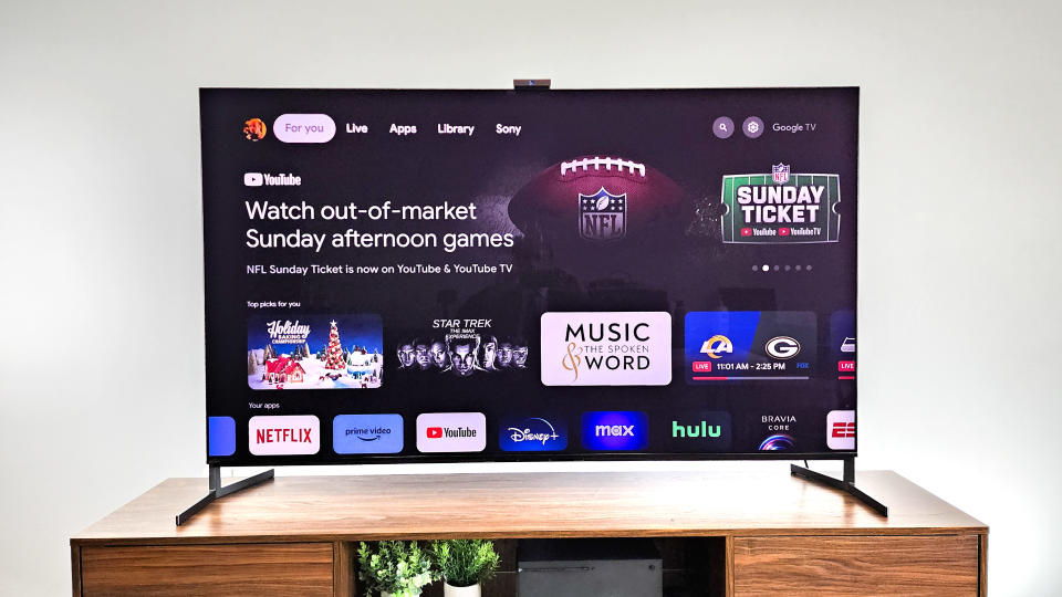 Sony Bravia XR A95L QD-OLED TV in living room