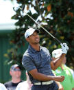 ORLANDO, FL - MARCH 24: Tiger Woods of the USA follows his tee shot at the par 3, second hole during the third round of the 2012 Arnold Palmer Invitational presented by MasterCard at Bay Hill Club and Lodge on March 24, 2012 in Orlando, Florida. (Photo by David Cannon/Getty Images)