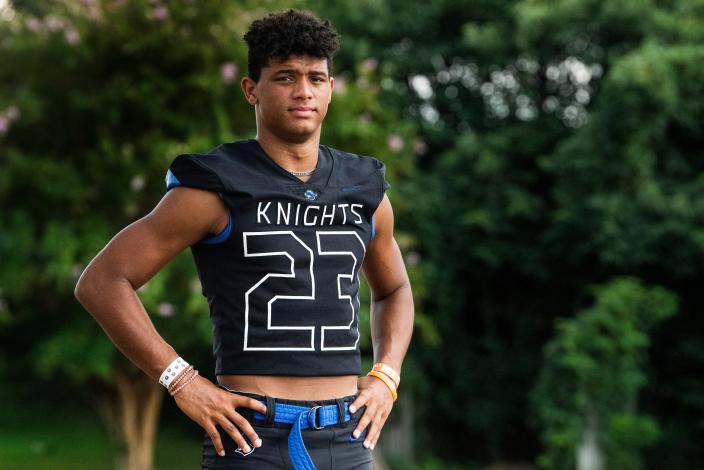 Catholic High School’s Jeremiah Cobb is shown in Montgomery, Ala., on Sunday August 7, 2022. 