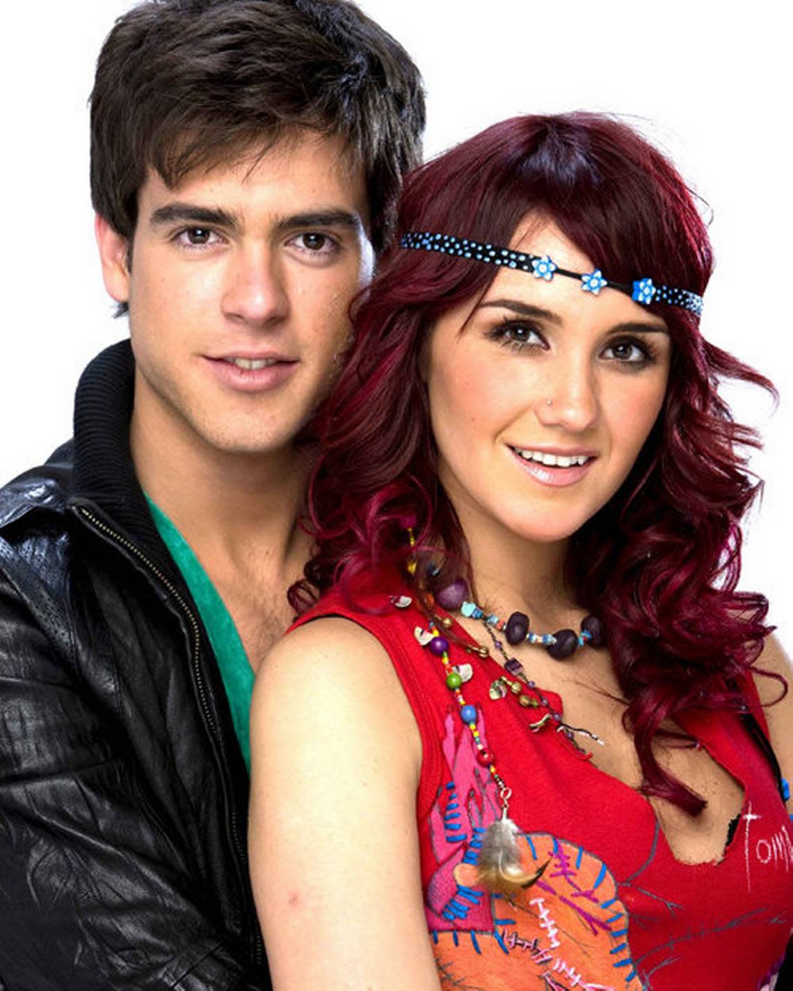 Mexican actors Dulce María and Pablo Lyle, the stars of Mexican Televisa telenovela “Verano de Amor,” which aired in 2009.