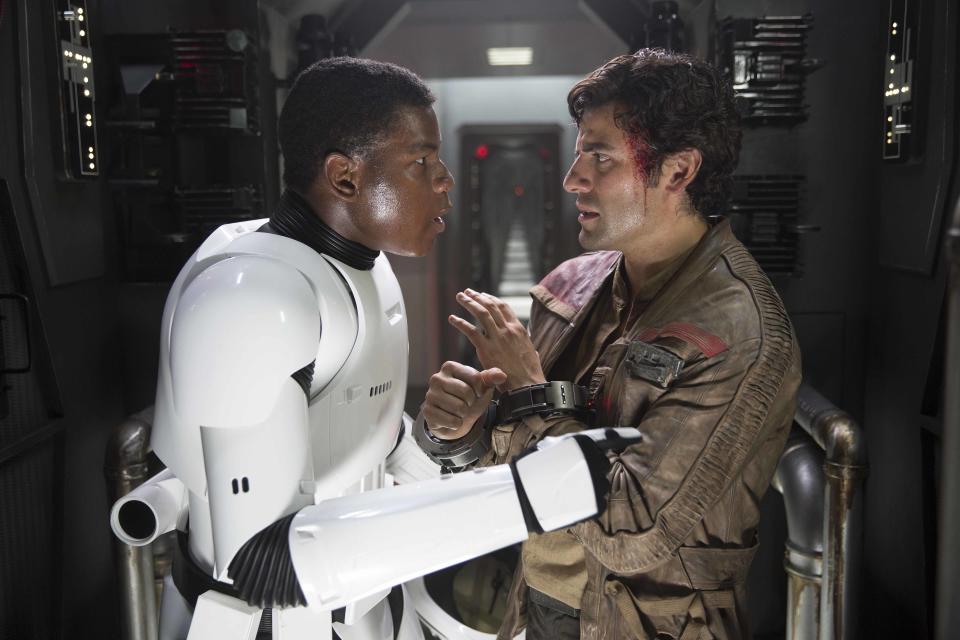 Star Wars TFA John Boyega Oscar Isaac