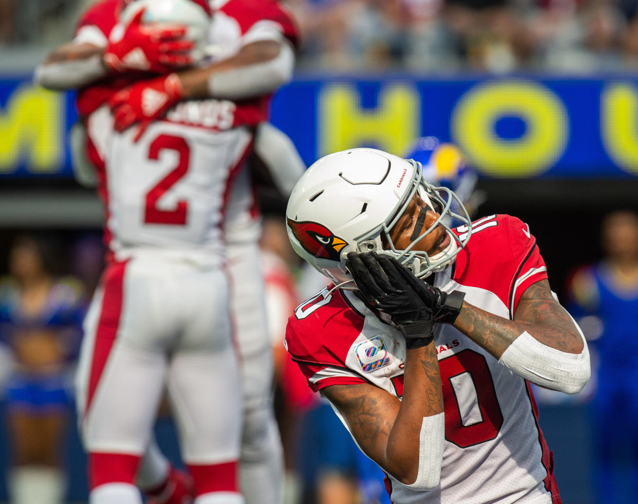 Inglewood, CA - October 03: Arizona Cardinals wide receiver DeAndre Hopkins #10 