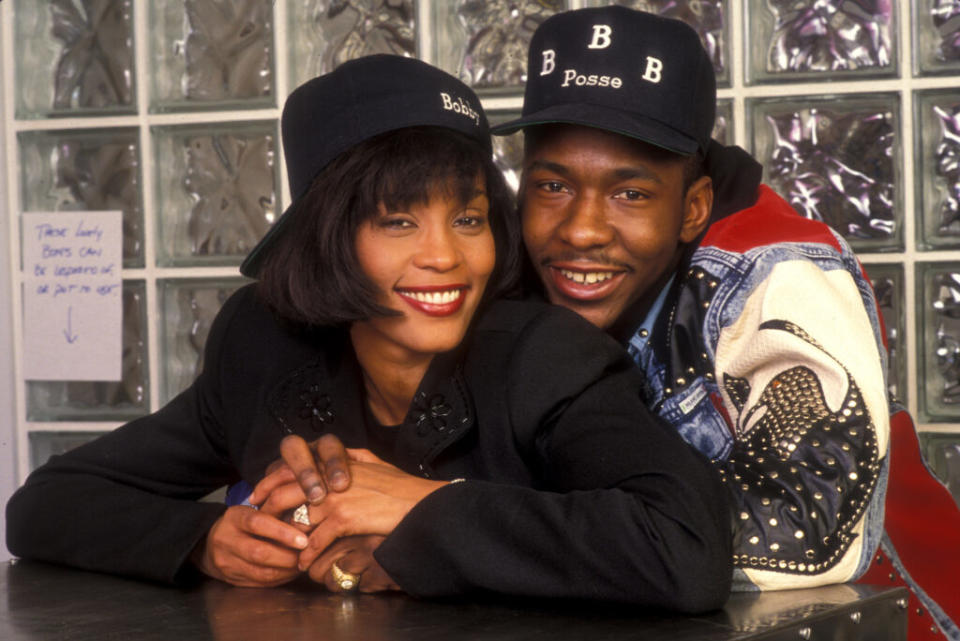 Bobby Brown 90s pictured: Bobby Brown and Whitney Houston