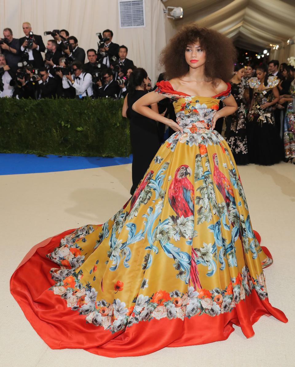 <h1 class="title">Zendaya in Dolce & Gabbana, 2017</h1><cite class="credit">Photo: Getty Images</cite>