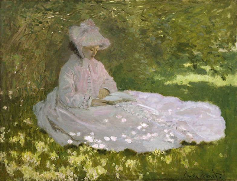 Claude Monet, "Springtime", 1872.