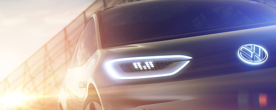 volkswagen electric concept car teaser