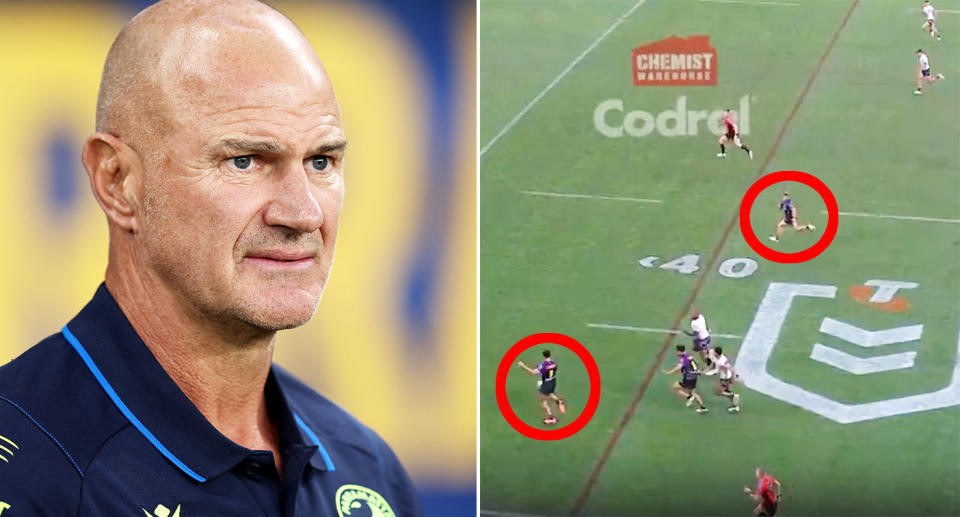 Melbourne Storm captain Harry Grant exposed a worrying issue for Brad Arthur's Parramatta Eels side in the NRL. Pic: Getty/NRL