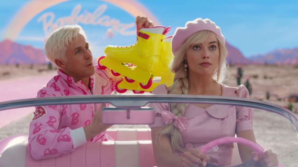 Ryan Gosling and Margot Robbie costar in "Barbie." - Courtesy Warner Bros. Pictures
