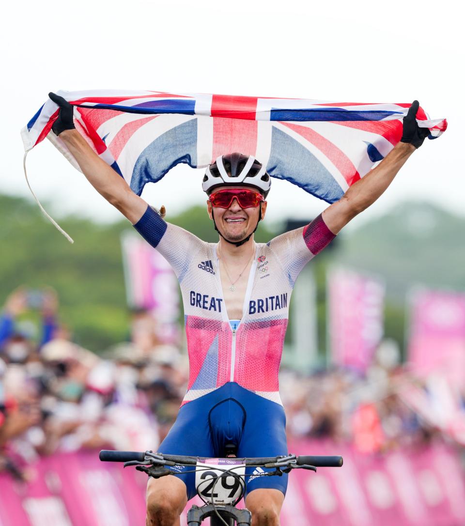 Tom Pidcock became an Olympic champion on Monday but will be out training again on Tuesday (Shutaro Mochizuki/PA) (PA Media)