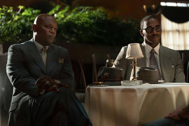 Courtesy of Apple Samuel L. Jackson and Anthony Mackie in ‘The Banker’