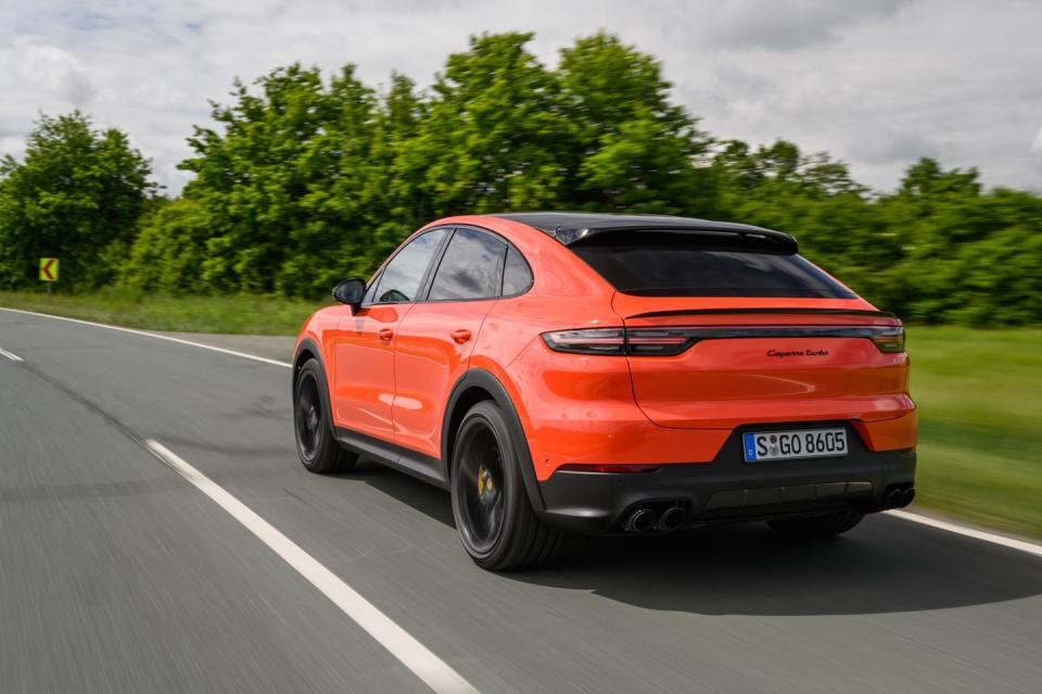 Photos of the 2020 Porsche Cayenne Coupe