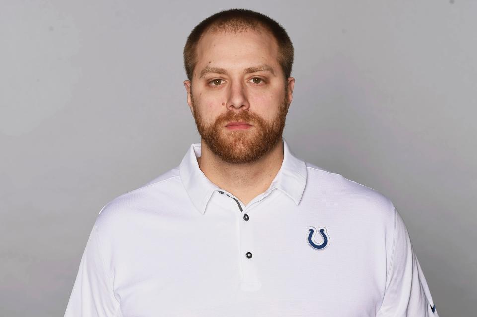 Tom Manning served as the Indianapolis Colts tight ends coach in 2018.